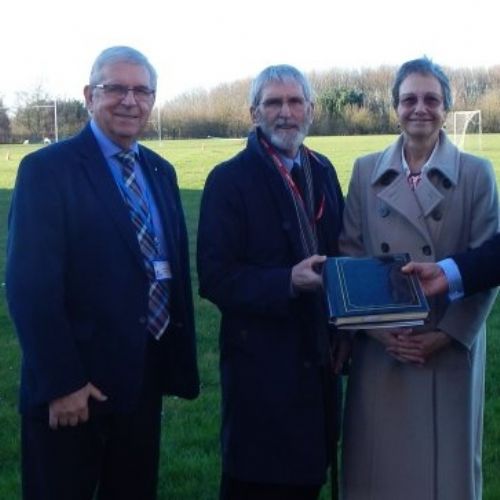 Visit From Relative of First EA Headteacher